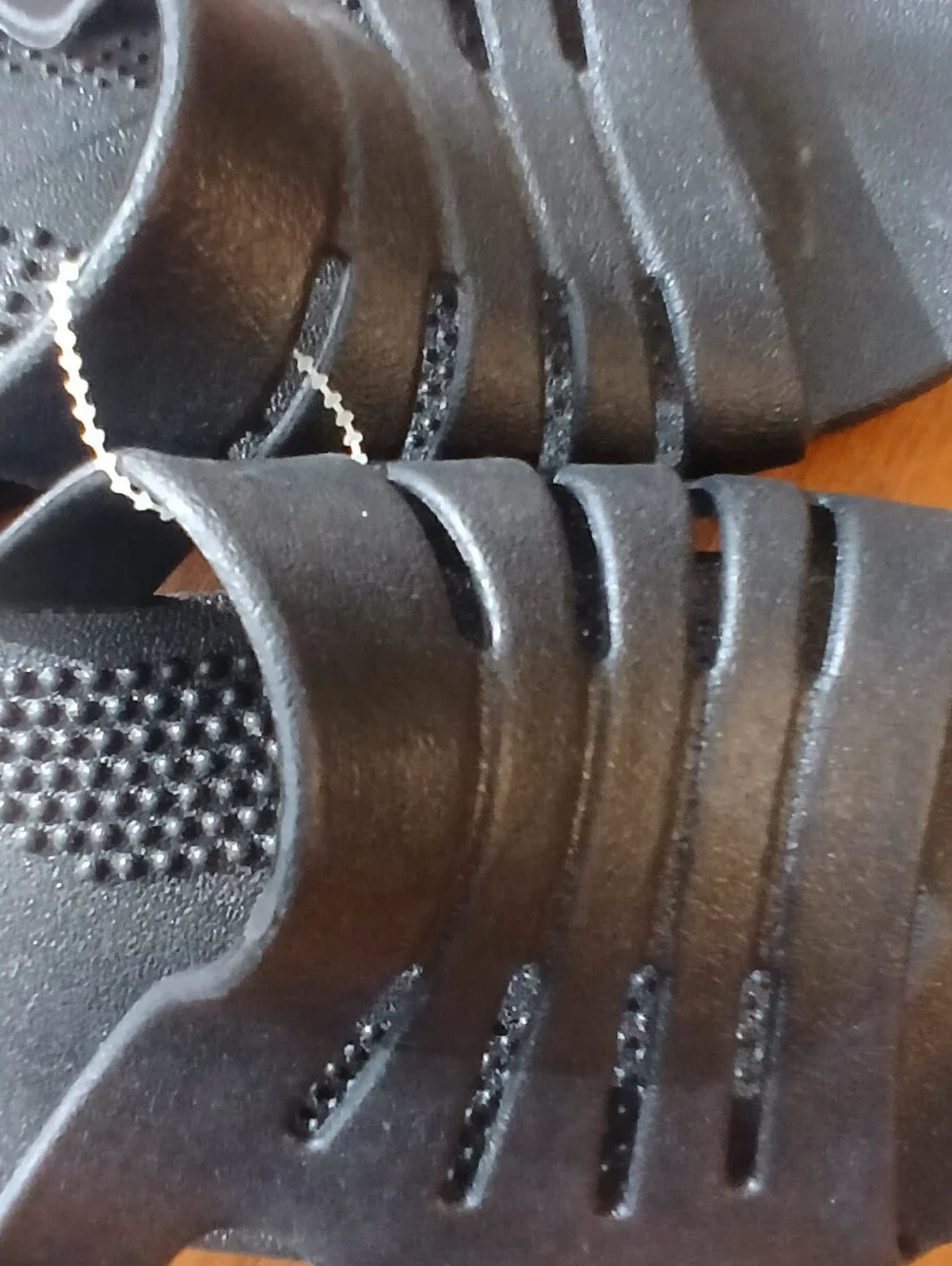 Men's Black OKABASHI Eurosport Slide Sandals.  Size LL. (9-10) NWT